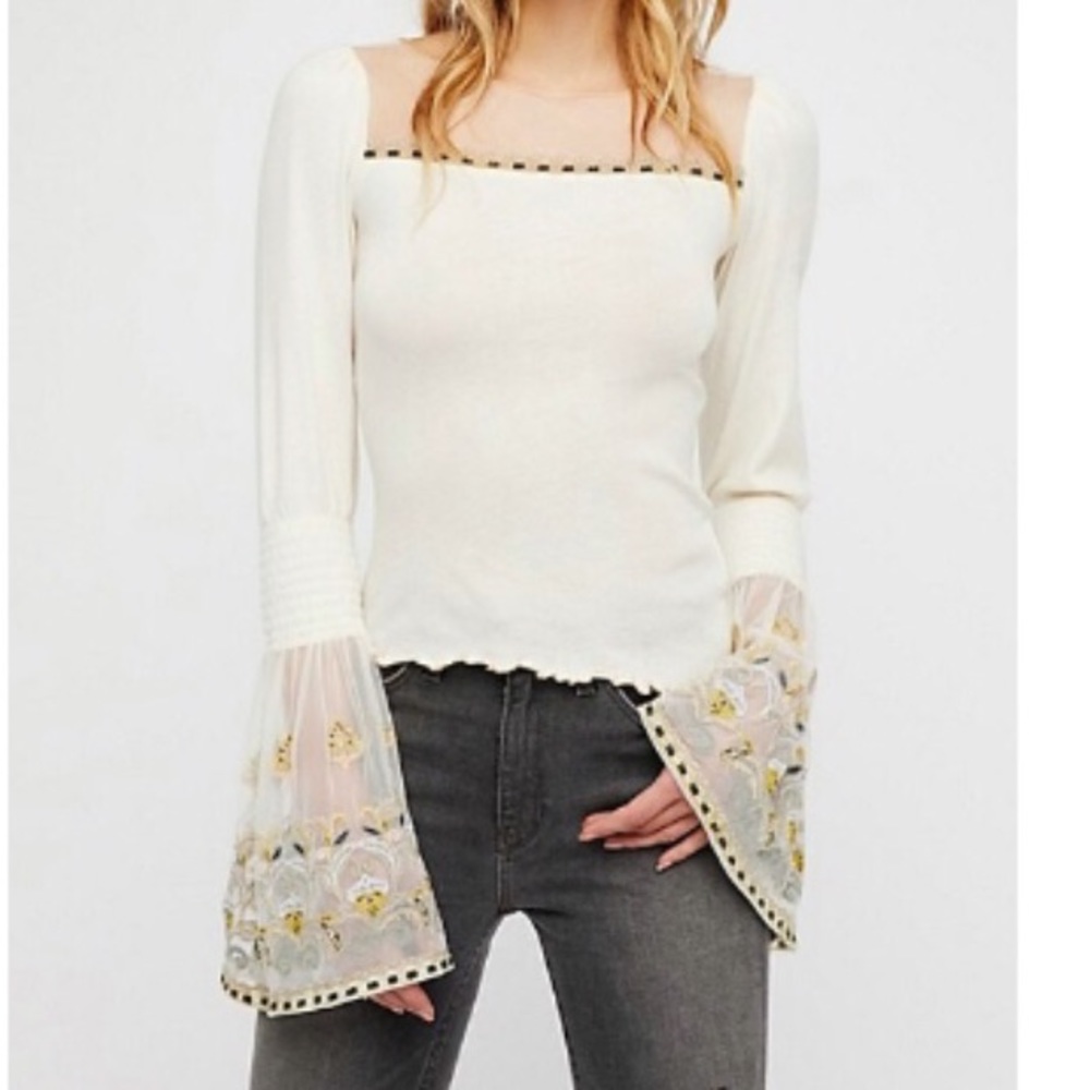 🎄Free People Blouse Sz Medium NEW 🎁